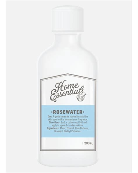 Home Essentials Rosewater 200ml .